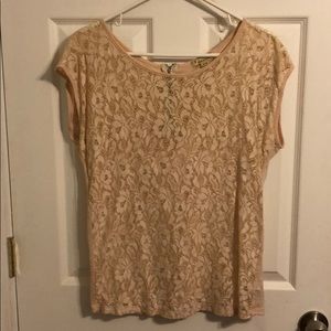 Lace floral top